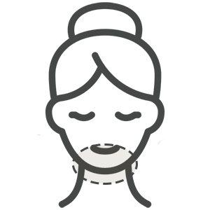 턱
