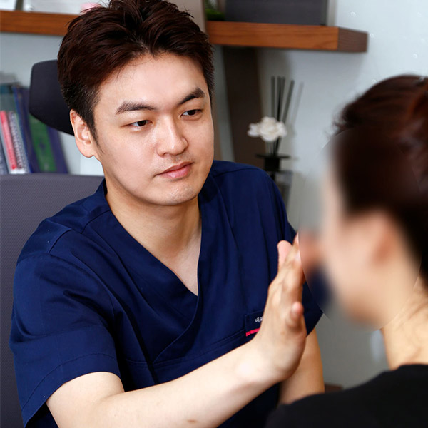 상담 및 시술 부위 확인
